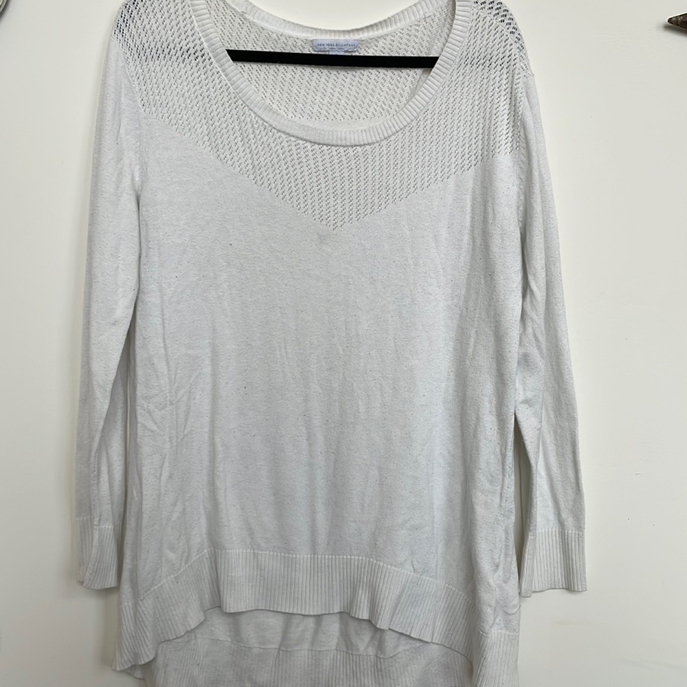 White New York and Company Sweater